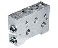 Płyta bazowa modułowa i płyta końcowa do mini zaworów ISO V44/V45 (V70426-65F) - Norgren