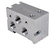 Zestaw płyt końcowych, 1/4 NPT (V70424-R5C) - Norgren