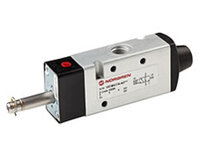 Elektrozawór liniowy, G3/8, 3/2, NC, ster. elektromagn./powrót sprężyną, serii V62 (V62C417A-A2000) - Norgren