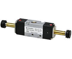 Elektrozawór liniowy serii V50, G1/8, 3/2, NC, ster. elektromagn./ster. elektromagn. (V50A411A-A2000) - Norgren