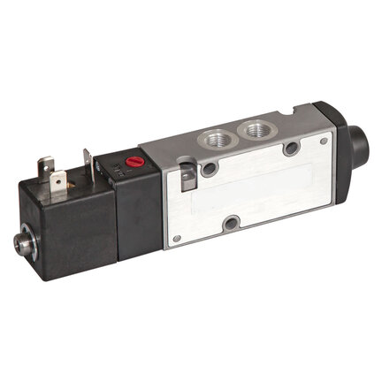 Elektrozawór liniowy, G1/8, 5/2, ster. elektromagn./powrót sprężyną, serii V60 (V60A517A-A317JF) - Norgren