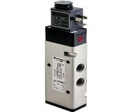 Elektrozawór liniowy, G1/4, 3/2, NC, ster. elektromagn./sterowanie pneumatyczne, powrót sprężyną, serii 97100 (9713032305002400) - Norgren