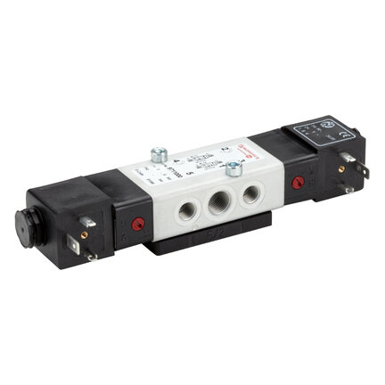 Elektrozawór z interfejsem NAMUR, G1/4, 5/2 lub 3/2, ster. elektromagn./ster. elektromagn., serii 97100 (9711000303602400) - Norgren