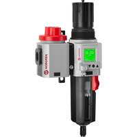 Filtr/regulator Excelon Plus z zaworem odcinającym, G3/8, automatyczny spust, zintegrowany elektroniczny czujnik ciśnienia (TB84-301GE) - Norgren