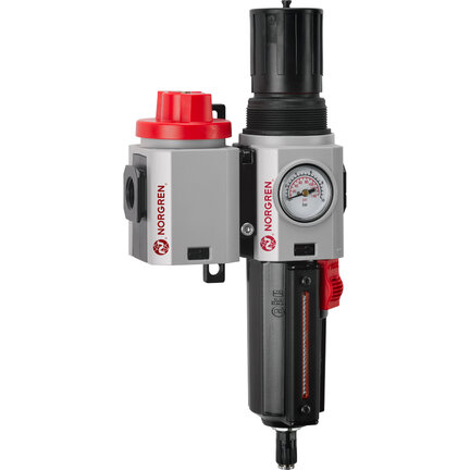 Filtr/regulator Excelon Plus z zaworem odcinającym, G3/4, automatyczny spust (TB84-651G) - Norgren