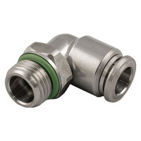 Adapter wtykowy, obrotowy, gładki, kątowy, G1/4, 10 mm (S02471028L) - Norgren