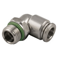 Adapter wtykowy, obrotowy, gładki, kątowy, G1/4, 10 mm (S02471028L) - Norgren