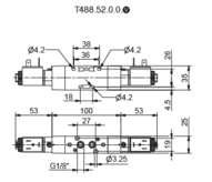 Elektrozawór 5/2 (T488.52.0.0.M11) seria T488 Tecno-ECO - Pneumax
