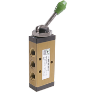 Zawór miniaturowy mechaniczny 5/2, G1/8 (228.52.55/2) seria 228 - Pneumax
