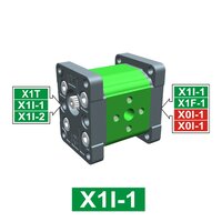 Sekcja pompy, kołnierz wewnętrzny Ø25,4, grupa 1, wydajność=7,8 cm3/obr. (X1I3471SIIA) - Vivoil