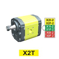 Sekcja główna pompy, kołnierz Ø50 BH, grupa 2, wydajność=11 cm3/obr. (X2T4712FSRD) - Vivoil