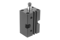 Docisk Odchylny pneumatyczny aluminium czarny anodowany (05610-1401) - Norelem