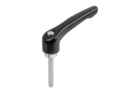 Rękojeść Nastawna cynk czarny RAL 9005 satynowana (06460-05-5161X40) - Norelem