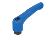 Rękojeść Nastawna termoplast PPA niebieski RAL 5017 (06600-50-51287) - Norelem
