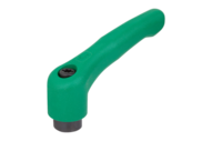 Rękojeść Nastawna termoplast PPA zielony RAL 6032 (06600-50-10686) - Norelem