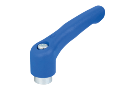 Rękojeść Nastawna termoplast PPA niebieski RAL 5017 (06600-55-10687) - Norelem