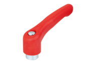 Rękojeść Nastawna termoplast PPA czerwony RAL 3020 (06600-55-51284) - Norelem