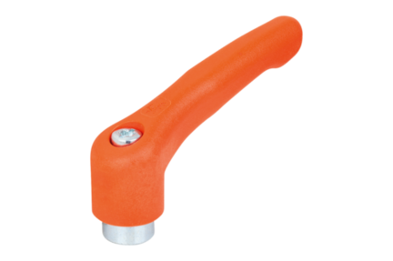 Rękojeść Nastawna termoplast PPA pomaranczowy RAL 2004 (06600-55-3082) - Norelem