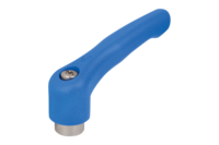 Rękojeść Nastawna termoplast PPA niebieski RAL 5017 (06601-50-30887) - Norelem