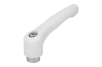 Rękojeść Nastawna termoplast PPA jasnoszary RAL 7035 (06601-50-10488) - Norelem