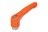 Rękojeść Nastawna termoplast PPA pomaranczowy RAL 2004 (06601-50-1042) - Norelem
