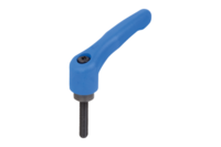 Rękojeść Nastawna termoplast PPA niebieski RAL 5017 (06610-50-41287X25) - Norelem