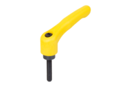 Rękojeść Nastawna termoplast PPA żółty RAL 1021 (06610-50-51216X80) - Norelem