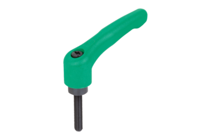 Rękojeść Nastawna termoplast PPA zielony RAL 6032 (06610-50-51286X35) - Norelem