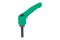 Rękojeść Nastawna termoplast PPA zielony RAL 6032 (06610-50-51286X90) - Norelem