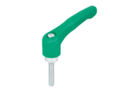 Rękojeść Nastawna termoplast PPA zielony RAL 6032 (06610-55-21086X25) - Norelem