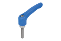 Rękojeść Nastawna termoplast PPA niebieski RAL 5017 (06611-50-30887X40) - Norelem