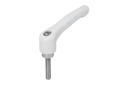 Rękojeść Nastawna termoplast PPA jasnoszary RAL 7035 (06611-50-21088X30) - Norelem