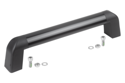 Uchwyt Ruruwy bighand aluminium ciemnoszary powlekany proszkowo (06948-01-2501) - Norelem