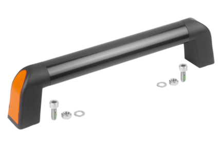 Uchwyt Ruruwy bighand aluminium ciemnoszary powlekany proszkowo (06948-01-4002) - Norelem