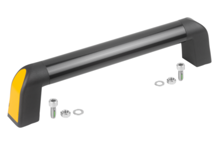 Uchwyt Ruruwy bighand aluminium ciemnoszary powlekany proszkowo (06948-01-40016) - Norelem