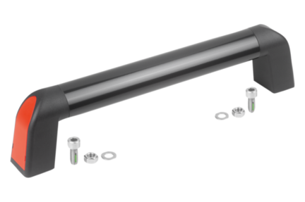 Uchwyt Ruruwy bighand aluminium ciemnoszary powlekany proszkowo (06948-01-20084) - Norelem