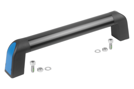 Uchwyt Ruruwy bighand aluminium ciemnoszary powlekany proszkowo (06948-01-40087) - Norelem