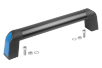 Uchwyt Ruruwy bighand aluminium ciemnoszary powlekany proszkowo (06948-01-25087) - Norelem