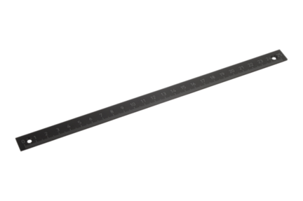 Taśma Ze Skalą pionowy aluminium czarny anodowany (21882-010010X0250) - Norelem