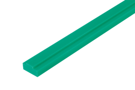 Listwa prowadząca do łańcucha rolkowego polietylen zielony (22282-1012015X2000) - Norelem