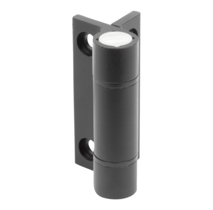 Zawias Sprezynujacy sprezyna otwierająca aluminium czarny anodowany (27906-556701) - Norelem