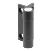 Zawias Sprezynujacy sprezyna otwierająca aluminium czarny anodowany (27906-556701) - Norelem