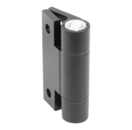 Zawias Sprezynujacy sprezyna zamykajaca aluminium czarny anodowany (27907-556711) - Norelem