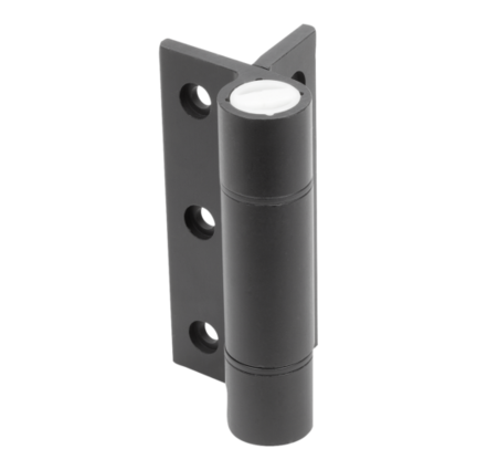 Zawias Sprezynujacy sprezyna otwierająca aluminium czarny anodowany (27909-8210001) - Norelem