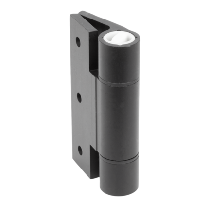 Zawias Sprezynujacy sprezyna zamykajaca aluminium czarny anodowany (27909-8210011) - Norelem