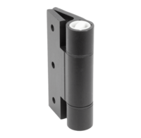 Zawias Sprezynujacy sprezyna zamykajaca aluminium czarny anodowany (27909-8210011) - Norelem