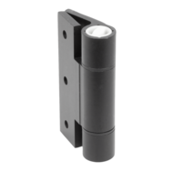 Zawias Sprezynujacy sprezyna zamykajaca aluminium czarny anodowany (27909-8210011) - Norelem
