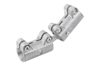 Złączka Zaciskowa prosty aluminium z bębnowaniem (29022-530302) - Norelem