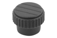 Pokrętło Radełkowane termoplast ciemnoszary RAL 7021 (06094-0004) - Norelem