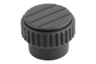 Pokrętło Radełkowane termoplast ciemnoszary RAL 7021 (06094-004) - Norelem